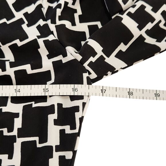 White House Black Market Faux Wrap Dress Jersey Stretch Twist Front Women's 4 - Picture 8 of 10